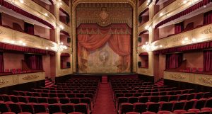 Vista del Teatro Municipal de Girona, uno de los principales espacios culturales de la ciudad