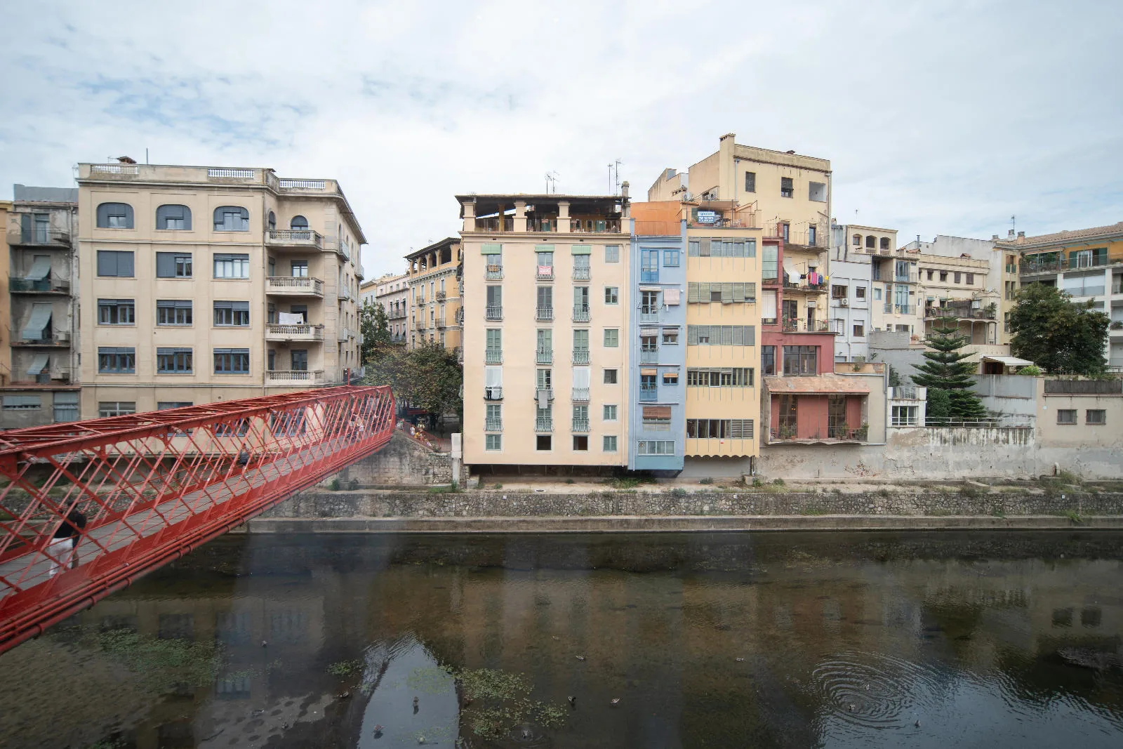 Vistes al riu Onyar des de l'Apartament A