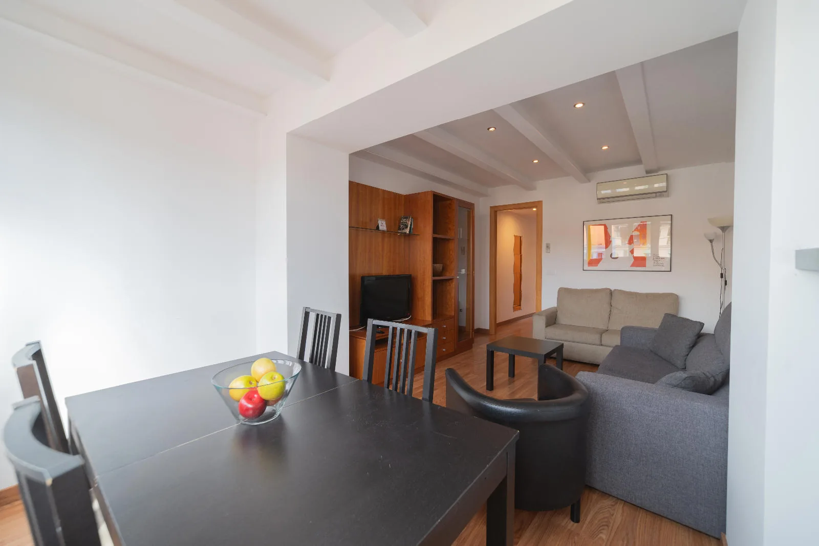 Menjador i sala d'estar de l'Apartament C